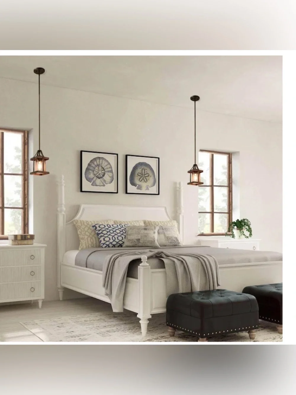 New LNC Lapps Rustic Brown Farmhouse Cage Lantern Hanging Pendant Light